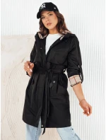 Dámská přechodná bunda parka CIVIT černá Dstreet TY4212 Dámská přechodná bunda parka CIVIT černá Dstreet TY4212