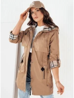 Dámská přechodná bunda VERDU béžová Dstreet TY4225