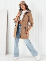 Dámská přechodná bunda VERDU béžová Dstreet TY4225