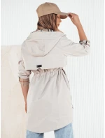 Dámská přechodná bunda VERDU ecru Dstreet TY4228 Dámská přechodná bunda VERDU ecru Dstreet TY4228