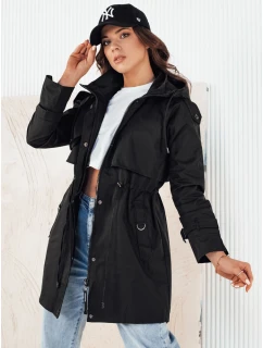 Dámská přechodná bunda parka BRENS černá Dstreet TY4230