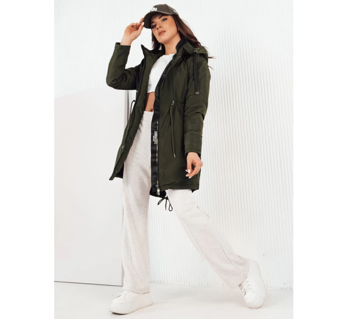 Dámská přechodná bunda VERCHA zelená Dstreet TY4260 Dámská přechodná bunda VERCHA zelená Dstreet TY4260