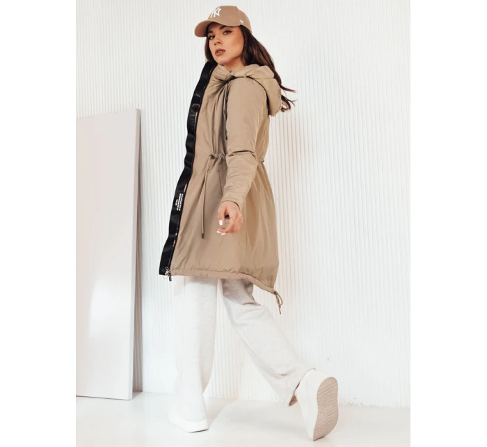 Dámská přechodná bunda parka VERCHA beige Dstreet TY4261 Dámská přechodná bunda parka VERCHA beige Dstreet TY4261