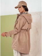 Dámská přechodná bunda parka MOZA béžová Dstreet TY4283
