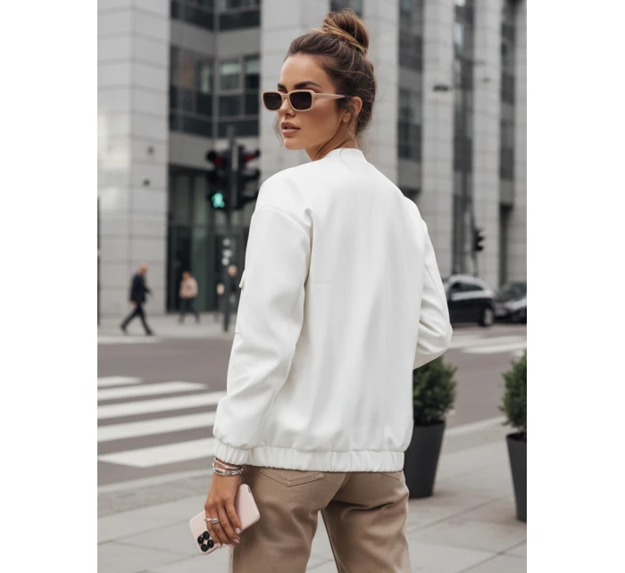 Dámská bunda QUESI ecru FashionStreet TY4293 Dámská bunda QUESI ecru FashionStreet TY4293