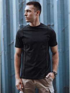 Pánské tričko bez potisku černé Dstreet RX5521