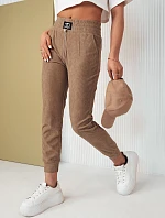 Dámské tepláky DERCY camel FashionStreet UY2045