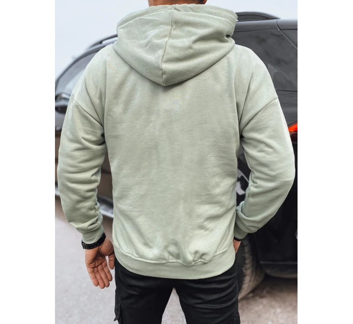 Pánská mikina s olivovým potiskem Dstreet BX5678 Pánská mikina s olivovým potiskem Dstreet BX5678