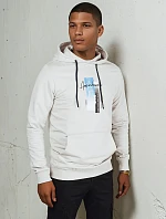 Pánská šedá mikina FashionStreet BX5726