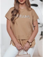 Dámské tričko DREAMY camel Dstreet RY2522