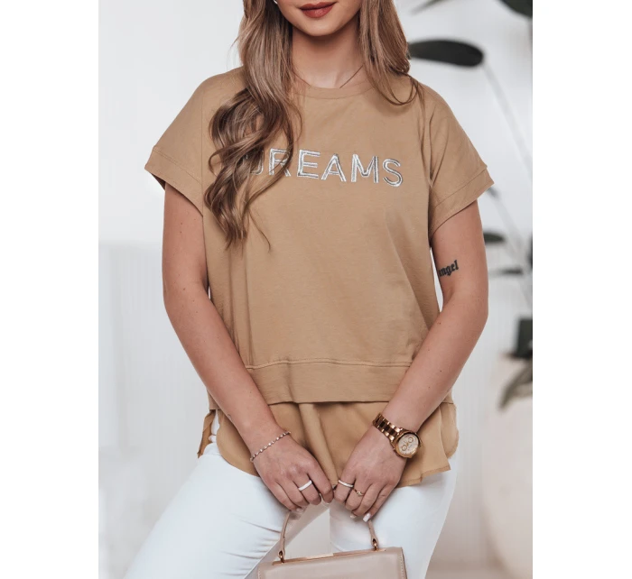 Dámské tričko DREAMY camel Dstreet RY2522 Dámské tričko DREAMY camel Dstreet RY2522