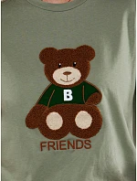 BAREN dámské tričko pistáciové FashionStreet RY2539