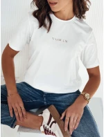 Dámské tričko ecru model 21976414 - Dstreet