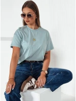 Dámské tričko FLORTA modré Dstreet RY2557