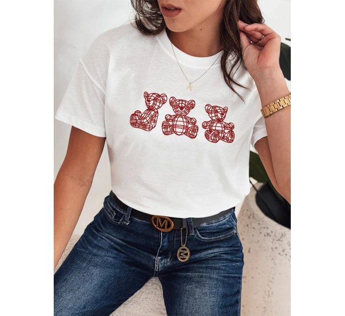 Dámské tričko GRIZY ecru Dstreet RY2568 Dámské tričko GRIZY ecru Dstreet RY2568