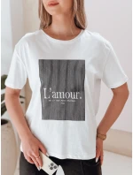 Dámské tričko LAMOUR bílé Dstreet RY2588
