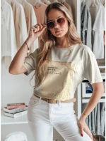 Dámské tričko CHANTE šedé Dstreet RY2595