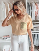 Dámské tričko TASTI peach Dstreet RY2599