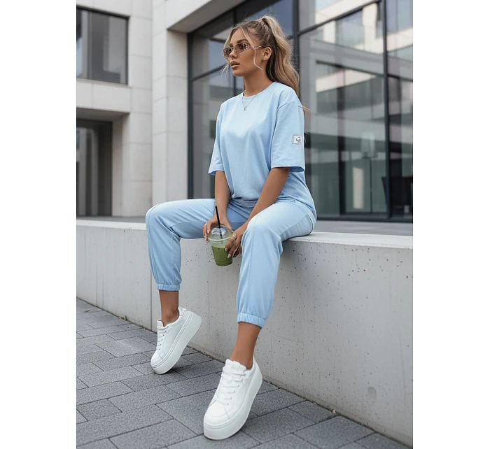 Dámská tepláková souprava modrá Dstreet model 21976953 - FashionStreet Dámská tepláková souprava modrá Dstreet model 21976953 - FashionStreet