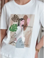 Dámské tričko BRAVIS bílé Dstreet RY2616