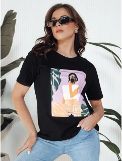 Dámské tričko MEMORY černé Dstreet RY2628