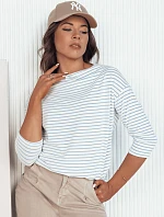 Dámská pruhovaná halenka APRICALE bílá FashionStreet RY2642
