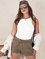 Dámské džínové šortky CITYCHIC hnědé FashionStreet SY0364