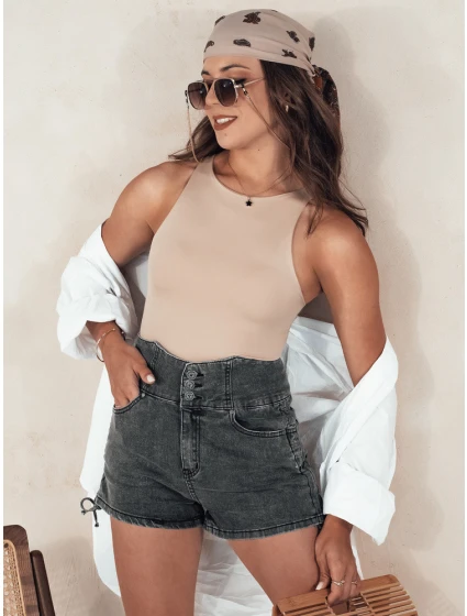 Dámské džínové šortky JEANLOVE black Dstreet SY0377 Dámské džínové šortky JEANLOVE black Dstreet SY0377