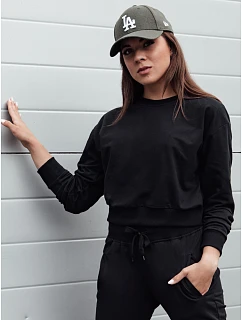 Dámská klasická mikina CASUALVIBE černá FashionStreet BY1298