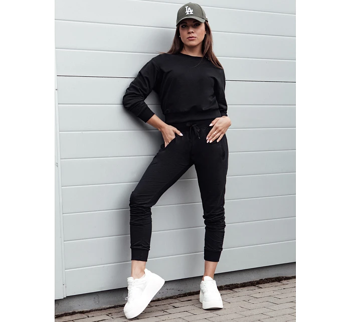 Dámská klasická mikina CASUALVIBE černá FashionStreet BY1298 Dámská klasická mikina CASUALVIBE černá FashionStreet BY1298