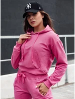 Dámská mikina TRENDHOOD růžová Dstreet BY1305