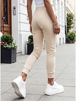 Dámské teplákové kalhoty RELAX MODE cream FashionStreet UY2142