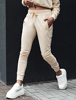 Dámské teplákové kalhoty RELAX MODE cream FashionStreet UY2142