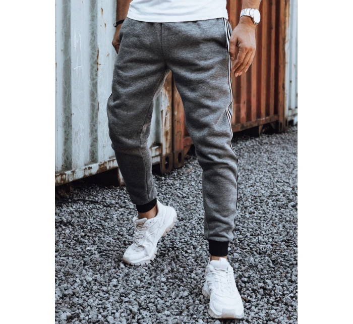 Pánské antracitové tepláky Dstreet UX4423 Pánské antracitové tepláky Dstreet UX4423