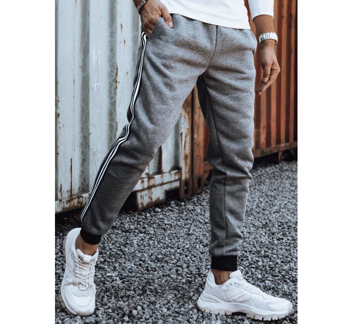 Pánské antracitové tepláky Dstreet UX4423 Pánské antracitové tepláky Dstreet UX4423