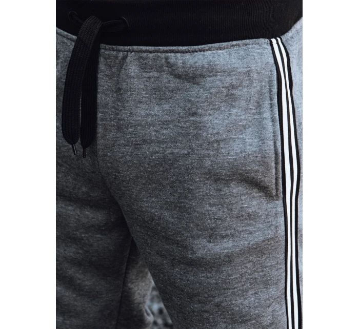 Pánské antracitové tepláky Dstreet UX4423 Pánské antracitové tepláky Dstreet UX4423