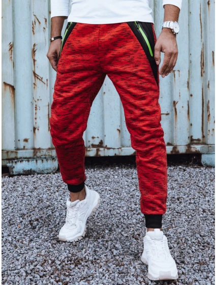 Pánské tepláky červené Dstreet UX4442 Pánské tepláky červené Dstreet UX4442