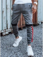 Pánské tepláky se stahovací šňůrkou antracitové UX4449