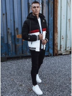 Pánská prošívaná zimní bunda s kapucí černá Dstreet TX4869