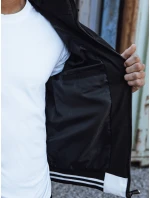 Pánská prošívaná zimní bunda s kapucí černá Dstreet TX4869