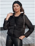 Dámská zimní péřová bunda NORDPUFF s kapucí černá Dstreet TY4616