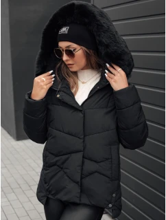 Dámská prošívaná zimní bunda FIXMIX s kapucí černá Dstreet TY4672