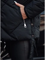 Dámská zimní bunda LESISI prošívaná s kapucí černá Dstreet TY4716