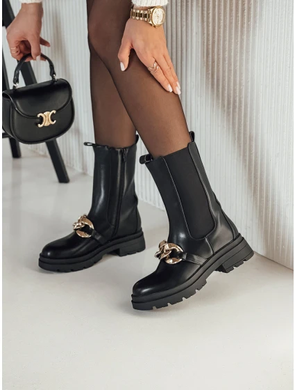 Dámské boty NIGHTWALK black Dstreet ZY0492 Dámské boty NIGHTWALK black Dstreet ZY0492