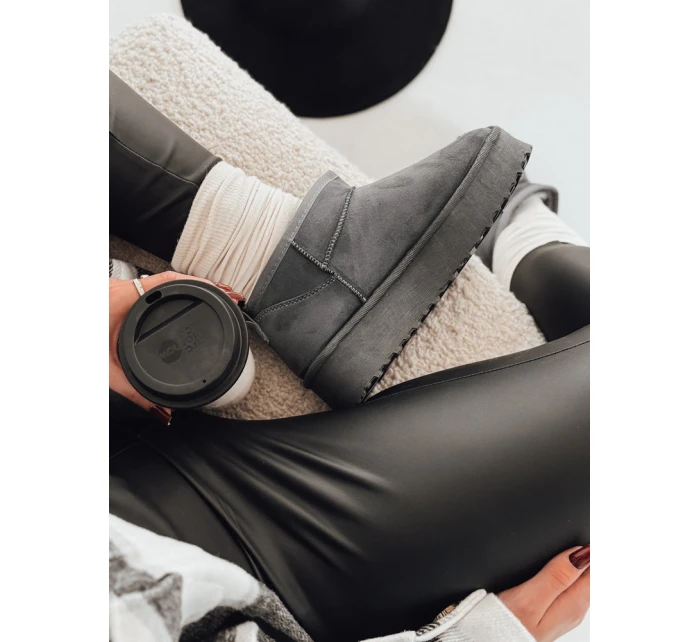 Dámské boty SNOWTRED šedé Dstreet ZY0569 Dámské boty SNOWTRED šedé Dstreet ZY0569