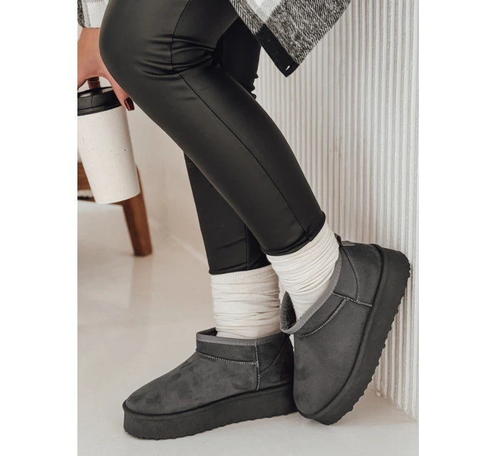 Dámské boty SNOWTRED šedé Dstreet ZY0569 Dámské boty SNOWTRED šedé Dstreet ZY0569