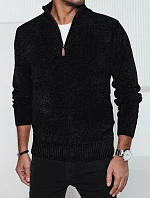 Pánský černý svetr FashionStreet WX2235