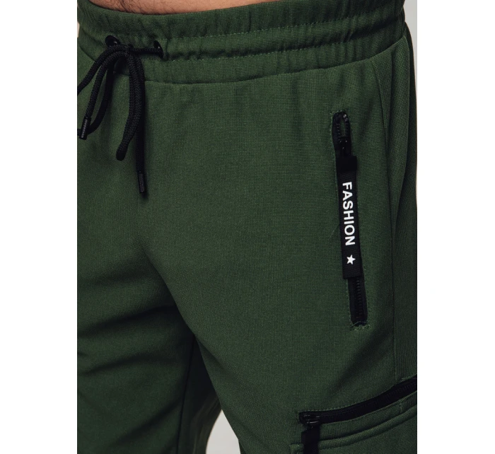 Pánské zelené kalhoty Dstreet UX4467 Pánské zelené kalhoty Dstreet UX4467