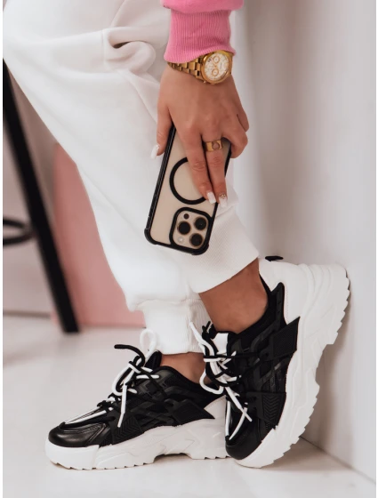 Dámské tenisky CITYWAY černé Dstreet ZY0591 Dámské tenisky CITYWAY černé Dstreet ZY0591