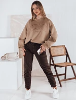 Dámská mikina COSYONE coffee v jedné velikosti FashionStreet BY1351